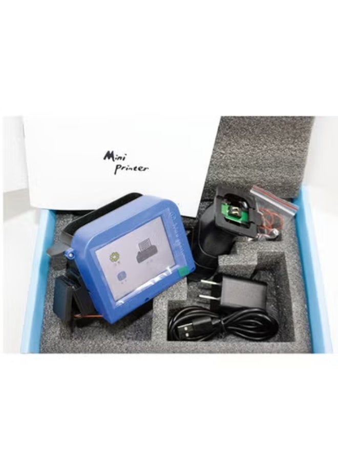 طابعة WIFI صغيرة محمولة + خرطوشة حبر سوداء أصلية سريعة الجفاف - تطبع النصوص والتواريخ والأرقام ورموز QR - Image 5